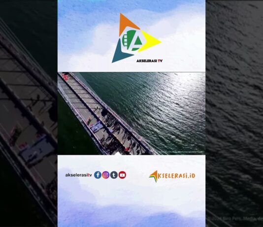 Detik detik Peresmian Jembatan Pulau Balang di Kalimantan Timur